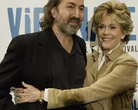 Jane Fonda mit Hans Hurch