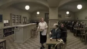 Eine Taube sitzt auf einem Zweig und denkt �ber das Leben nach