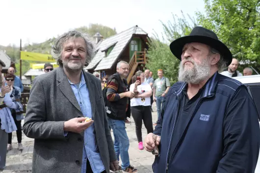 Emir Kusturica und Petar Bo�ović