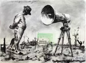 William Kentridge: Drawing for Self-Portrait as a Coffee-Pot