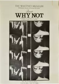 Filmplakat �Why Not�