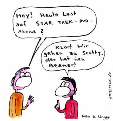Cartoon: DVD-Abend