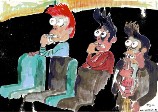 Cartoon: Spannung von Niko B. Urger