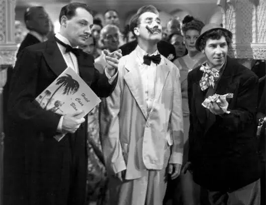 Filmszene mit den Marx Brothers
