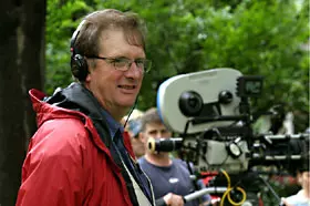Mike Newell bei Dreharbeiten