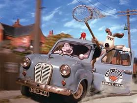 Wallace & Gromit auf Kaninchenjagd