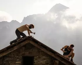Filmszene »Acht Berge«