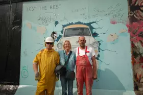 Filmszene �Berlin East Side Gallery�