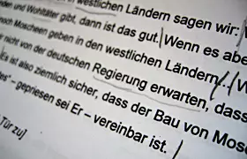 Filmszene �Hamburger Lektionen�