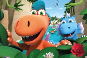 Filmszene �Der kleine Drache Kokosnuss - Auf in den Dschungel!�