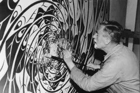 Filmszene �M. C. Escher - Reise in die Unendlichkeit�
