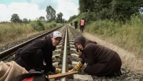 Filmszene �Projekt A - Eine Reise zu anarchistischen Projekten in Europa�