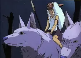 Filmszene �Prinzessin Mononoke�