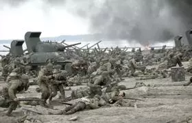 Filmszene �Der Soldat James Ryan�