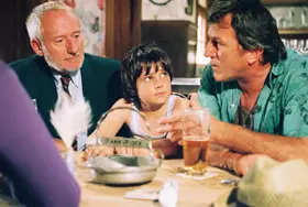 Filmszene �Wer fr�her stirbt ist l�nger tot�
