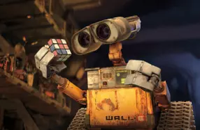 Filmszene �WALL-E - Der Letzte r�umt die Erde auf�
